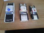 3 blikken politieauto's.  Opruiming, Antiek en Kunst, Ophalen of Verzenden