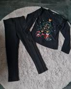 Setje kerst Zara broek en Disney shirt maat 110-116, Ophalen of Verzenden, Zo goed als nieuw, Maat 116