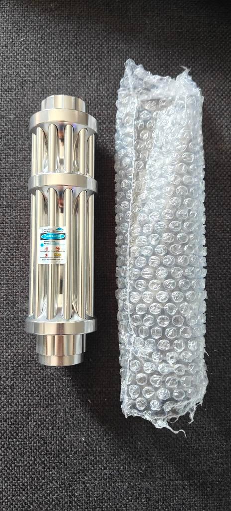 VIOLET BLAUWE LASER POINTER 500MW BRANDEND ACTIE !, Muziek en Instrumenten, Licht en Laser, Nieuw, Laser, Kleur, Ophalen of Verzenden