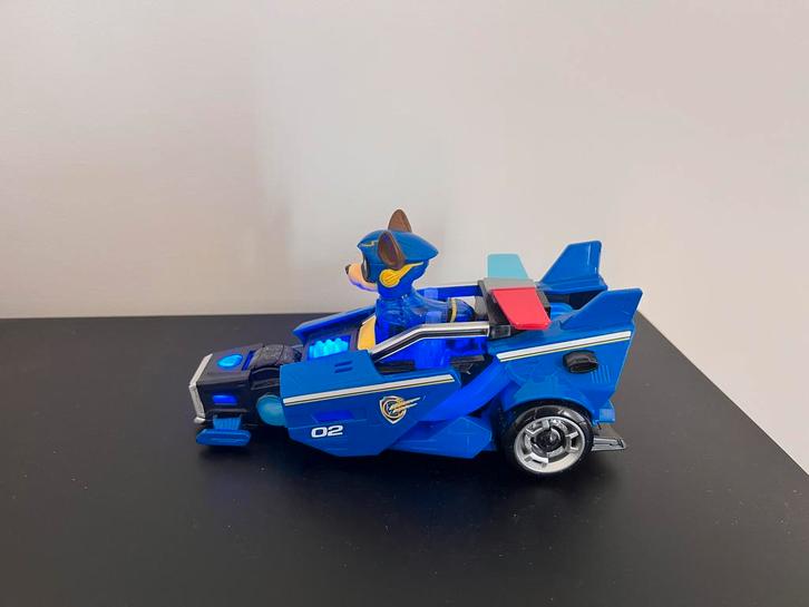 PAW Patrol Mighty Movie Chase Politiewagen Licht & Geluid, Kinderen en Baby's, Speelgoed | Overig, Zo goed als nieuw, Jongen of Meisje