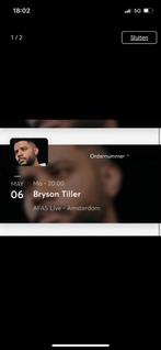 Bryson TIller Afas Amsterdam, Tickets en Kaartjes, Concerten | R&B en Hiphop, Mei, Eén persoon