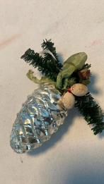 Vintage antieke kerstbal, dennenappel, Diversen, Kerst, Ophalen of Verzenden, Zo goed als nieuw