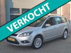 Ford Focus Wagon 1.8 Titanium Flexi Fuel 2009 Airco Clima, Auto's, Gebruikt, 4 cilinders, Cruise Control, Grijs