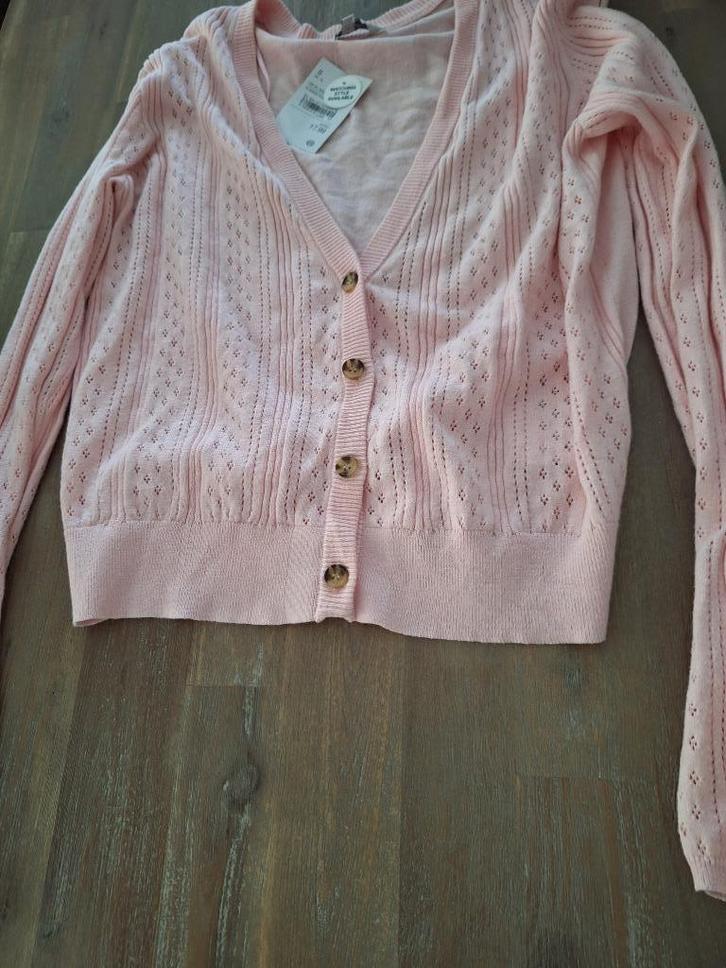 C&A Clockhouse kort vestje, lichtroze, maat S - NIEUW, Kleding | Dames, Truien en Vesten, Nieuw, Maat 36 (S), Roze, Ophalen of Verzenden