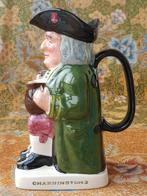 Mooie oude Lancaster Sandland Toby jug uit Engeland 17,8 cm., Antiek en Kunst, Ophalen of Verzenden
