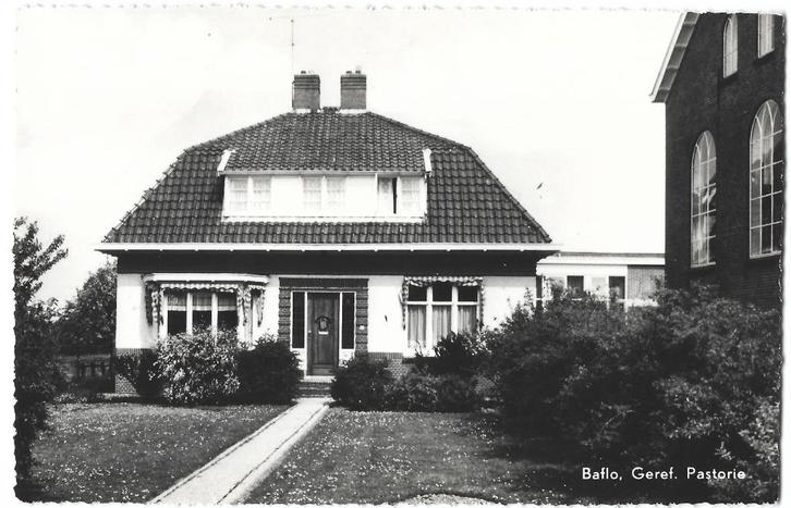 Baflo, Geref. Pastorie, Verzamelen, Ansichtkaarten | Nederland, Ongelopen, Groningen, 1960 tot 1980, Verzenden