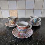 Suurland Falkplan plattegrond van steden kopjes met schotels, Ophalen of Verzenden, Porselein, Kop(pen) en/of Schotel(s)