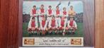 Ajax Poster 'Europa Cup '67' op Karton, Ophalen, Gebruikt, Ajax, Poster, Plaatje of Sticker