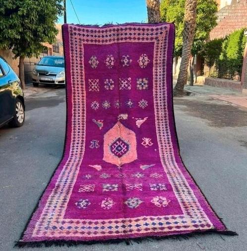 Beni mguild tapijt, marokkaans vloerkleed paarse 350x155 cm, Huis en Inrichting, Stoffering | Tapijten en Kleden, Nieuw, 200 cm of meer