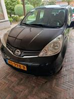 Nissan Note 1.4 16V 2010 Zwart, Auto's, Nissan, Voorwielaandrijving, Stof, 4 cilinders, Zwart