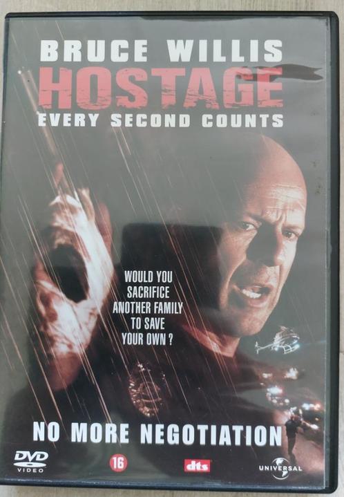 DVD Hostage (2005) Bruce Willis, Cd's en Dvd's, Dvd's | Thrillers en Misdaad, Zo goed als nieuw, Actiethriller, Vanaf 16 jaar