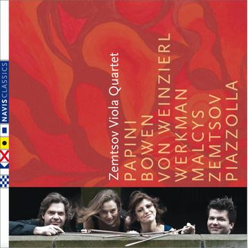 Zemtsov Viola Quartet - navis classics-cd beschikbaar voor biedingen