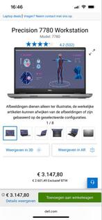 €3150 naar €1500 Dell Precision 7780 i9, 64GB, 1TB SSD,RTX, Computers en Software, Windows Laptops, Ophalen, Met videokaart, Intel Core i9