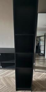 Ikea Billy Kast - Zwart Houtnerf, Minder dan 50 cm, Gebruikt, 200 cm of meer, Ophalen of Verzenden