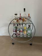 Vintage drankkastje op Wielen, Huis en Inrichting, Barren, Ophalen, Gebruikt