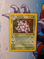Nidoking Base Set 2 Holo 11/130 Good+, Ophalen of Verzenden, Zo goed als nieuw, Losse kaart, Foil