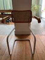 Witte Cesca Design Stoel - Marcel Breuer B64, Huis en Inrichting, Stoelen, Ophalen, Gebruikt, Wit, Metaal