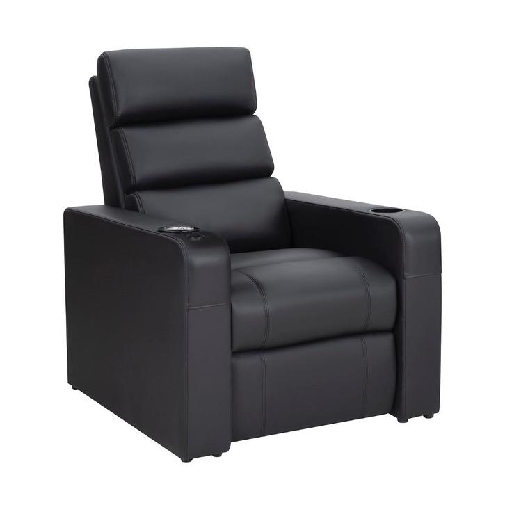 Zeer luxe relaxfauteuil bioscoopstoel, Huis en Inrichting, Fauteuils, Zo goed als nieuw, Leer, 75 tot 100 cm, 75 tot 100 cm, Ophalen