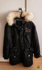 Mooi heren winterjas Nickelson, Ophalen of Verzenden, Zo goed als nieuw, Zwart, Nickelson