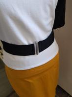 Bcbgmaxazria Bcbg maxazria jurk color block dress maat 36, Ophalen of Verzenden, Maat 36 (S), Boven de knie, Bcbgmaxazria