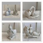3x Brocante porselein en figuurtjes voor tandenstokers, Ophalen of Verzenden