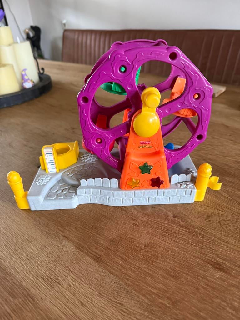 Fisher price little people reuzenrad, Ophalen, Gebruikt, Speelset