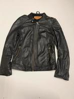 Goosecraft Zwarte Goosecraft Leren Jas Biker 964, Maat 38/40 (M), Goosecraft, Zwart, Ophalen of Verzenden