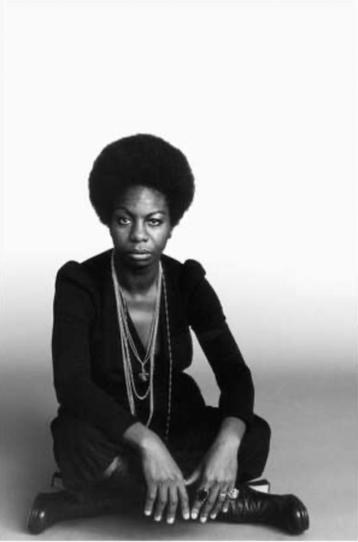 Nina Simone - Gallery Print 130x90 beschikbaar voor biedingen