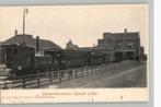 Egmond aan Zee Stoomtram Station TOPKAART, Verzamelen, Ansichtkaarten | Nederland, Verzenden, Voor 1920, Ongelopen, Noord-Holland