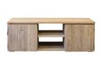 Leuk TV meubel van gebruikt steigerhout, 100 tot 150 cm, Nieuw, Ophalen of Verzenden, Minder dan 100 cm