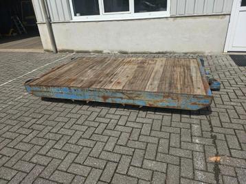 Zwaarlast kar trailer platte wagen DAF beschikbaar voor biedingen