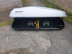 Mooie grote Hapro Travelbox 4.5 MF grijze dakkoffer skibox, Auto diversen, Dakkoffers, Ophalen of Verzenden, Zo goed als nieuw