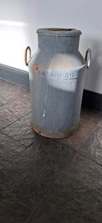 Vintage zinken melkbus, Ophalen of Verzenden, Gebruikt