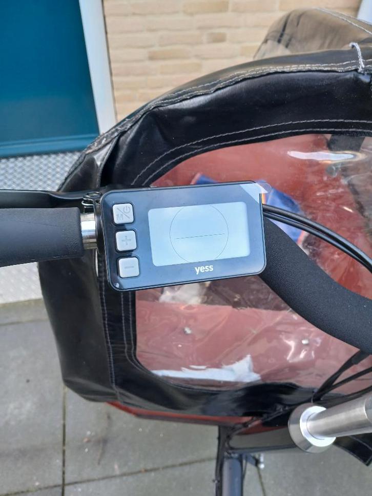 Bakfiets Cargo Long Elektrisch, Fietsen en Brommers, Fietsen | Bakfietsen, Zo goed als nieuw, Fietsfabriek, 3 kinderen, Elektrisch