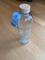 Glazen waterfles - 1 liter - Nieuw, Ophalen of Verzenden, Zo goed als nieuw