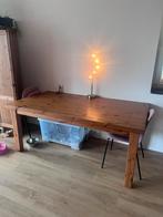 Grenen eettafel, Ophalen, Gebruikt, 50 tot 100 cm, 150 tot 200 cm