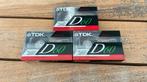 3x TDK cassettebandjes sealed nieuw, 2 t/m 25 bandjes, Overige genres, Ophalen of Verzenden, Zo goed als nieuw