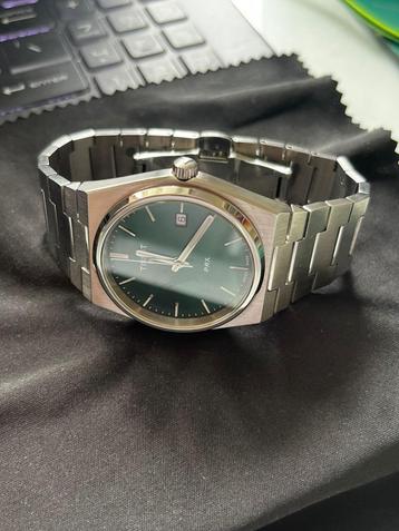 Tissot PRX groen 40mm Quartz beschikbaar voor biedingen