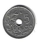 belguim 5 centimes 1932 french ster op 2 benen vf+, Postzegels en Munten, Munten | België, Verzenden, Losse munt