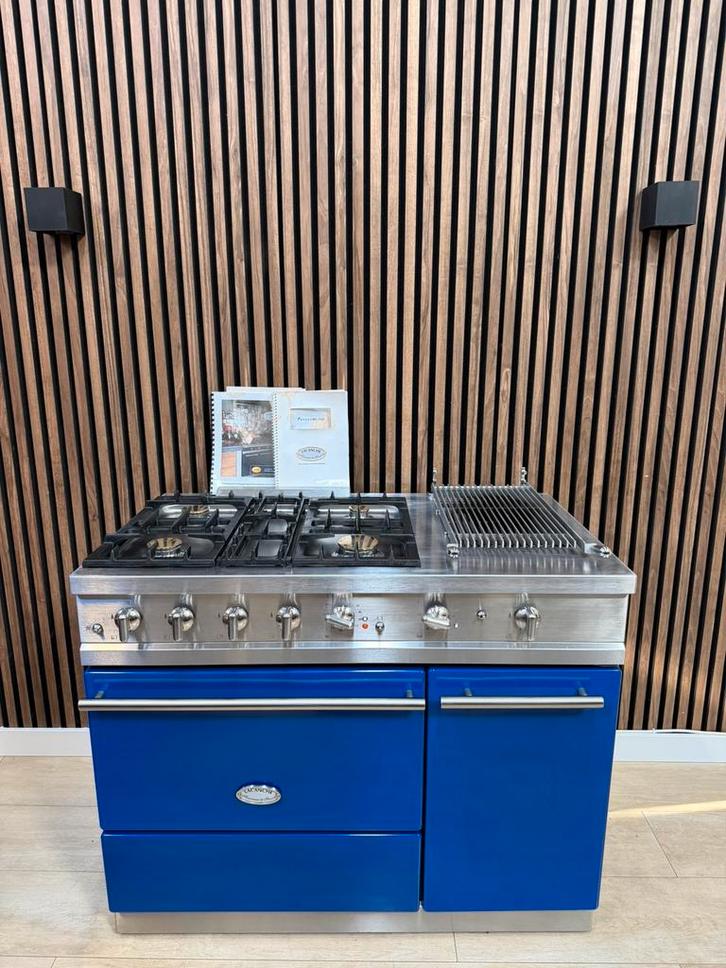 Unieke Lacanche Fornuis 110 cm breed (Gratis bezorgen), Witgoed en Apparatuur, Fornuizen, Zo goed als nieuw, Vrijstaand, Gas, 5 kookzones of meer