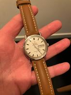 Omega Constellation - Topstaat!, Leer, Staal, Polshorloge, Ophalen of Verzenden