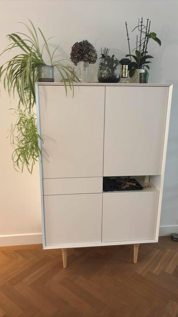 Ruijch Cupboard Retro Nordic Design 105x45x165, Huis en Inrichting, Kasten | Buffetkasten, Zo goed als nieuw, 150 tot 200 cm, 100 tot 150 cm