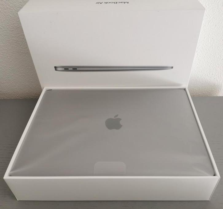 MacBook Air M1-16GB RAM-512GB SSD-SpaceGray-M1 8C-CPU 8C-GPU, Computers en Software, Apple Macbooks, Zo goed als nieuw, MacBook Air