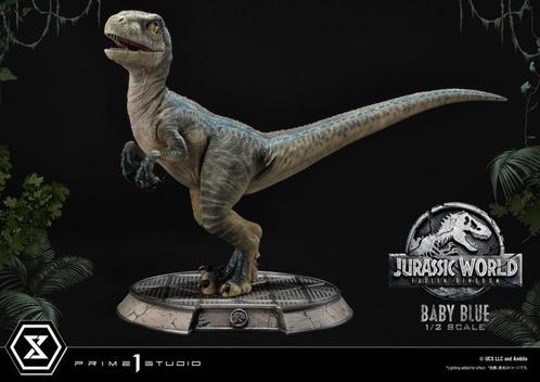 P1S Jurassic World Fallen Kingdom Statue Baby Blue, Verzamelen, Film en Tv, Nieuw, Film, Beeldje, Replica of Model, Ophalen of Verzenden