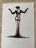 Kunstfoto vrouw voor Fotomagazine., Antiek en Kunst, Ophalen of Verzenden