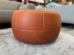 Nieuw Design on Stock Barrell 70 Poef Cabo Hazel leer, Rond, Leer, 75 tot 100 cm, Design on Stock