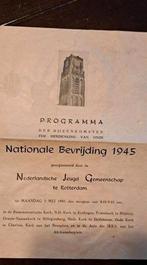 Originele Programma's ter herdenking van de bevrijding, Ophalen of Verzenden, Overige soorten, Nederland, Boek of Tijdschrift