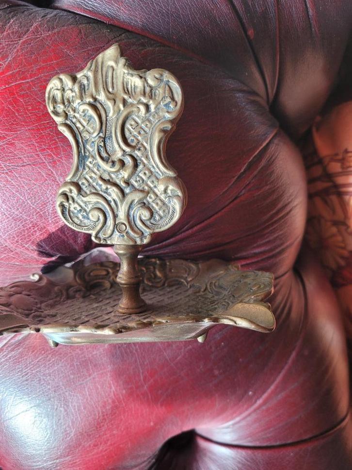 Koperen (messing?) luciferdooshouder 1957., Antiek en Kunst, Curiosa en Brocante, Ophalen of Verzenden
