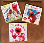 3 Elmo boekjes met uitklapbare plaatjes!, Ophalen of Verzenden, Zo goed als nieuw