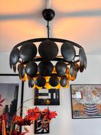 Schijfjes  hanglamp, Huis en Inrichting, Lampen | Hanglampen, Ophalen, Gebruikt, Metaal, 50 tot 75 cm